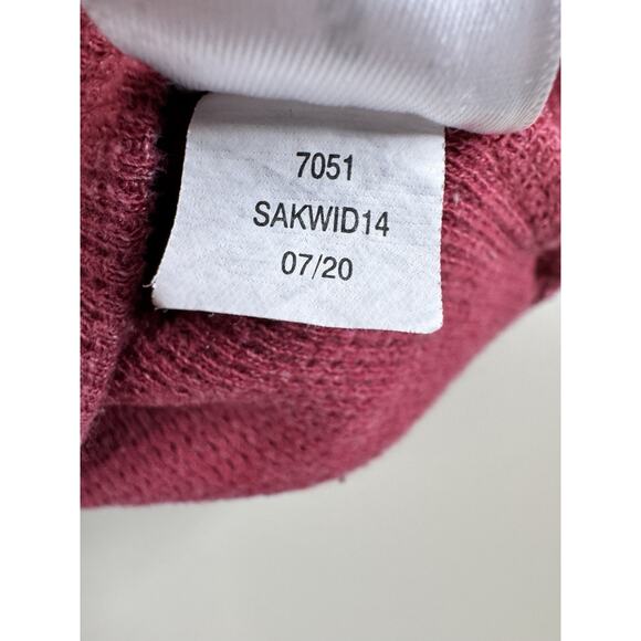 Aeropostale Women’s Y2K Retro Long Sleeve Thermal Shirt S Burgundy Red Aero NY87 - Picture 7 of 9